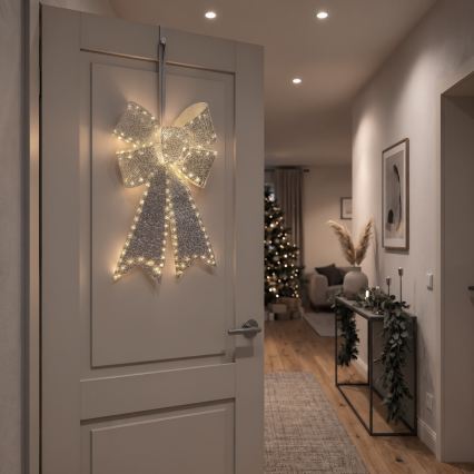 BRILAGI - LED външна коледна украса LED/3,3W/230V IP44 сребърна панделка