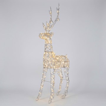 BRILAGI - LED външна коледна украса LED/3,6W/8 функции 130 cm IP44 северен елен топла бяла