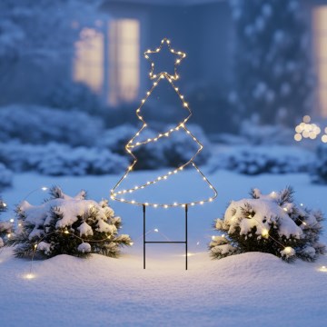 Brilagi - LED външна коледна украса LED/3xAA IP44 68x29 см елха