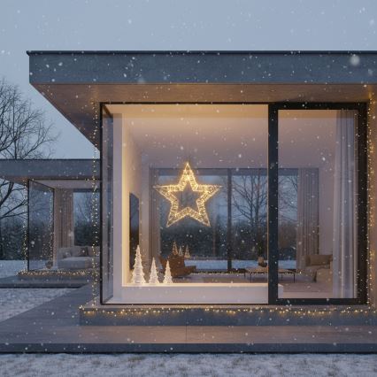 Brilagi - LED външна коледна украса LED/6W/230V IP44 50x48 cm звезда