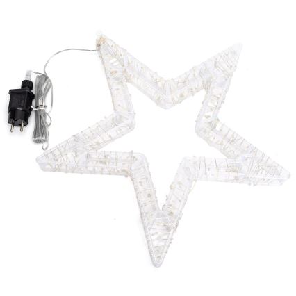BRILAGI - LED външна коледна украса LED/6W/8 функции 43 cm IP44 топла бяла звезда