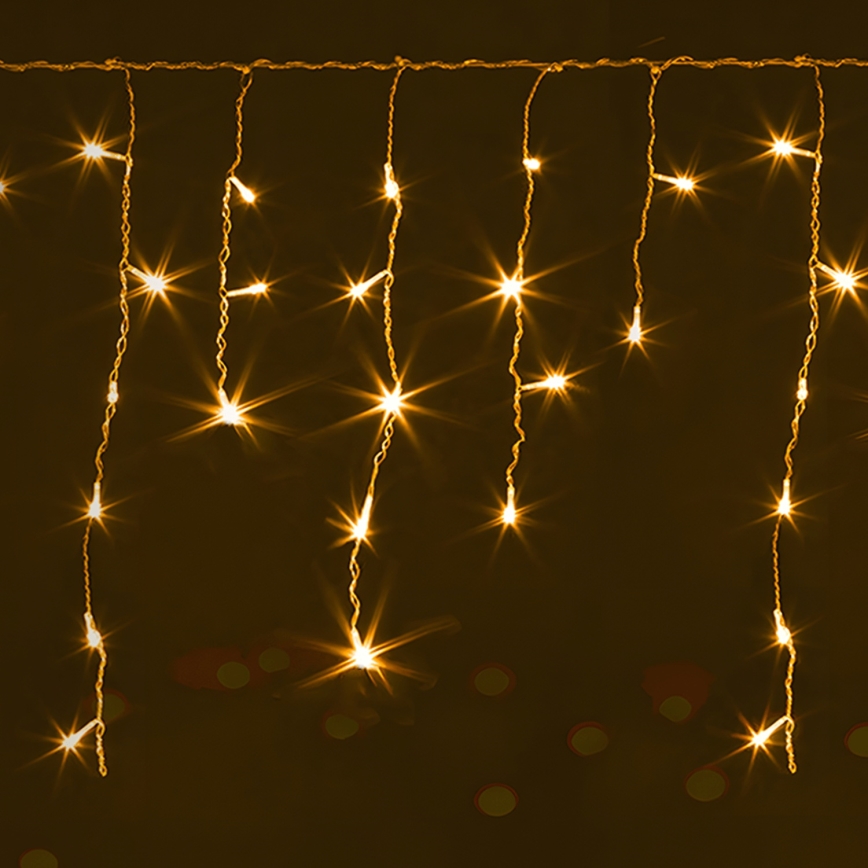 BRILAGI - LED Външна коледна верига 200xLED/8 функции 13x0,6m IP44 топла бяла