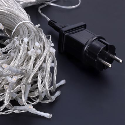 Brilagi - LED външен коледен гирлянд 360 LED / 8 режима, 14 м, IP44, топла бяла светлина, ледени висулки