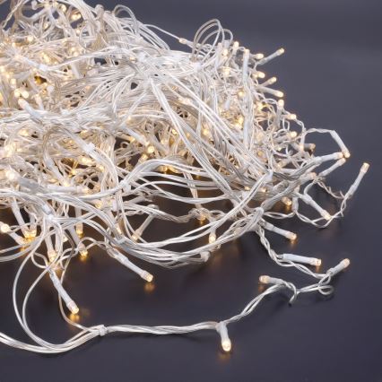 Brilagi - LED външен коледен гирлянд 360 LED / 8 режима, 14 м, IP44, топла бяла светлина, ледени висулки