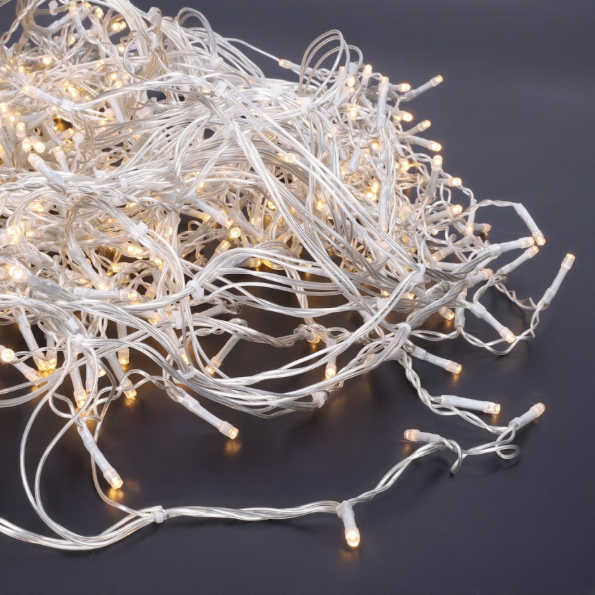 Brilagi - LED външен коледен гирлянд 360 LED / 8 режима, 14 м, IP44, топла бяла светлина, ледени висулки