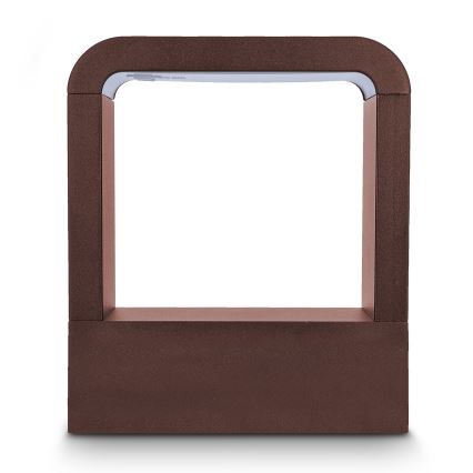 Brilagi - LED външна стенна лампа BARI LED/7W/230V 3000/4000/6000K кафява IP54