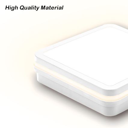 Brilagi - LED външно осветително тяло BENE LED/18W/230V 22x22 cm бяло IP54