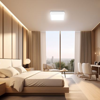 Brilagi - LED външно осветително тяло BENE LED/24W/230V 26x26 cm бяло IP54