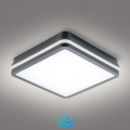 Brilagi - LED външно осветително тяло с датчик за движение BENE LED/24W/230V 26x26 см антрацит IP54