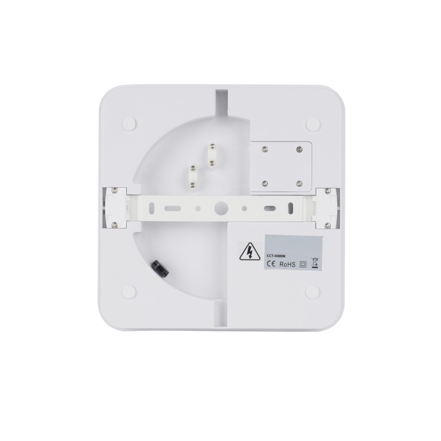 Brilagi - LED външно осветително тяло със сензор BENE LED/18W/230V 22x22 cm бяло IP54