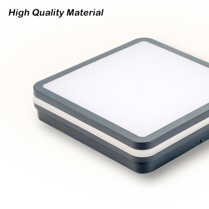 Brilagi - LED външно осветително тяло със сензор за движение BENE LED/24W/230V 26x26 см антрацит IP54