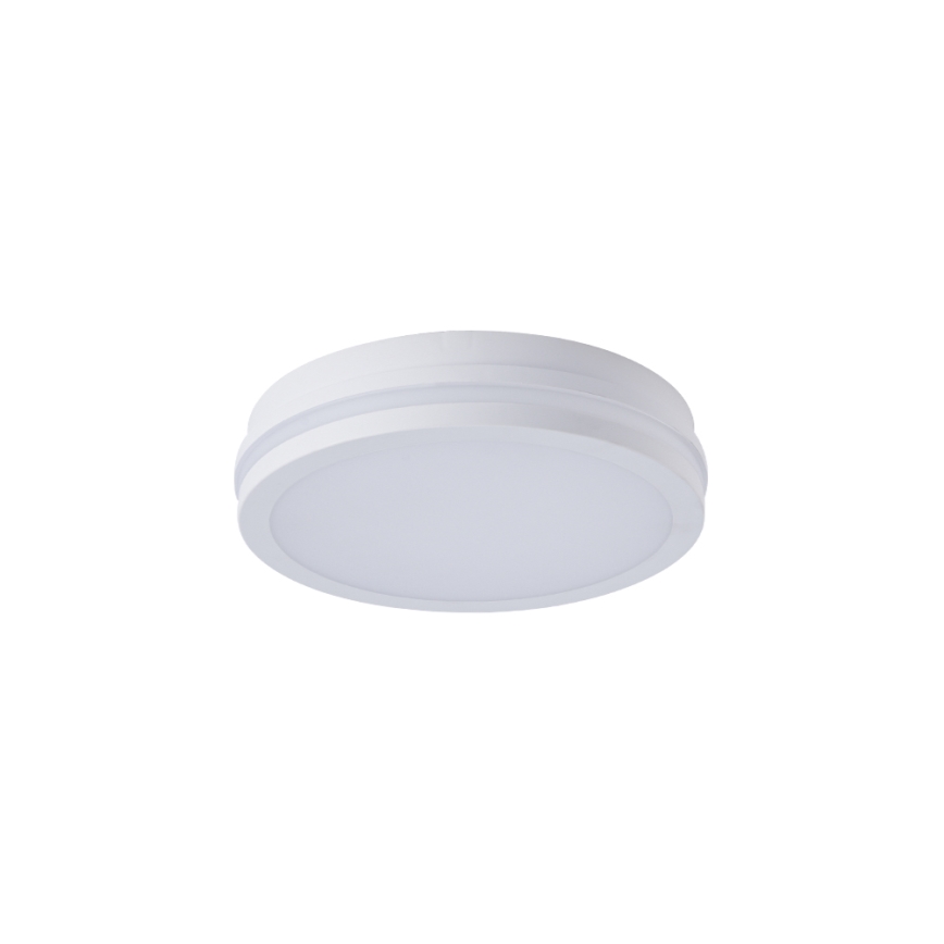 Brilagi - LED външен таванен плафон с датчик BENE LED/24W/230V Ø 26 см бял IP54