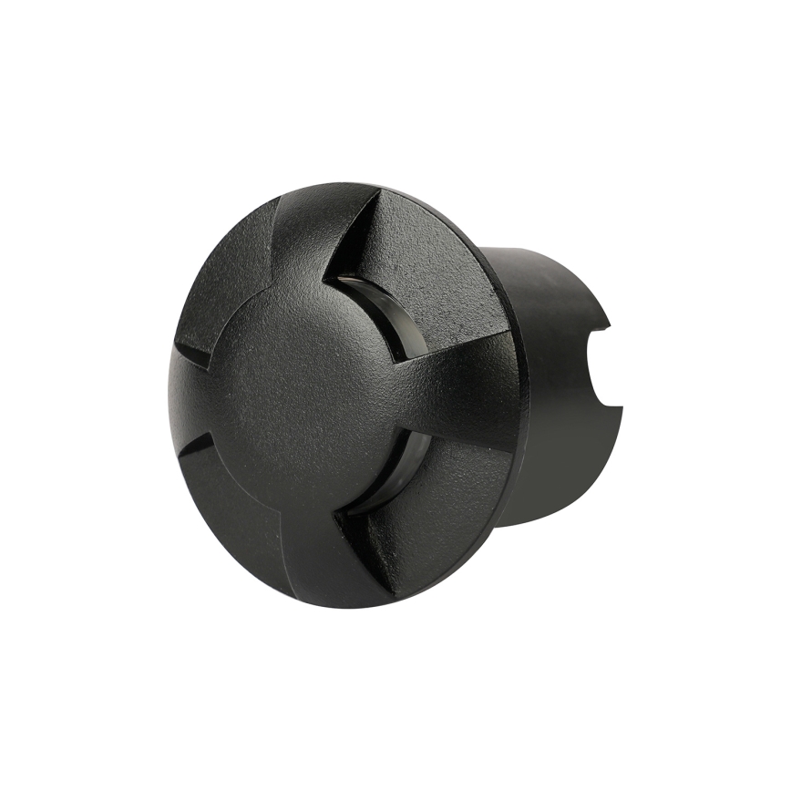 Brilagi - LED външно осветително тяло за настилка GROUNDRAY LED/1W/230V черно IP67