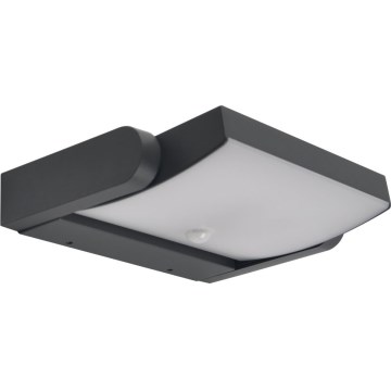 Brilagi - LED външно стенен осветител с сензор ANKLE LED/18W/230V 3000K IP65 антрацит