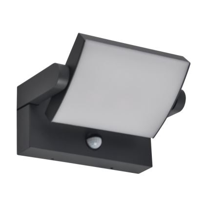 Brilagi - LED външно стенен осветител с сензор ANKLE LED/18W/230V 3000K IP65 антрацит