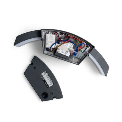 Brilagi - LED външно стенен осветител с сензор ARCELO LED/8W/230V IP54