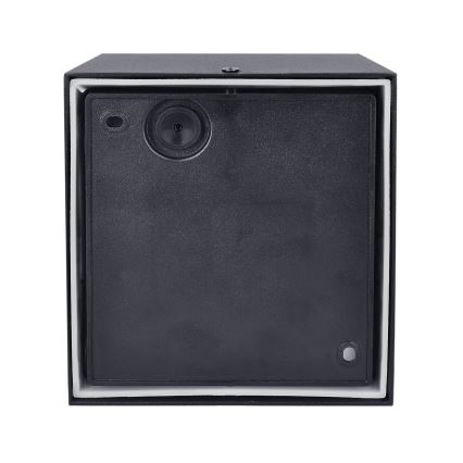 Brilagi - LED външно стенна лампа с сензор TERNI LED/12W/230V черна IP44