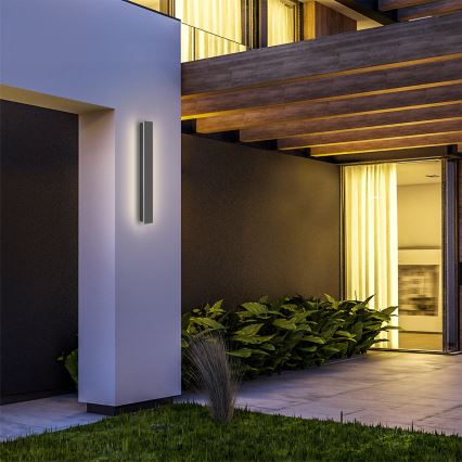 Brilagi - LED външно стенно осветително тяло LINEAR LED/12W/230V 3000K IP65 50 см антрацит CRI 90