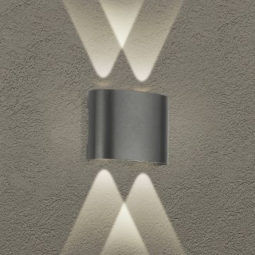 Brilagi - LED Външно стенна осветително тяло FLAREBOX LED/4W/230V антрацит IP65