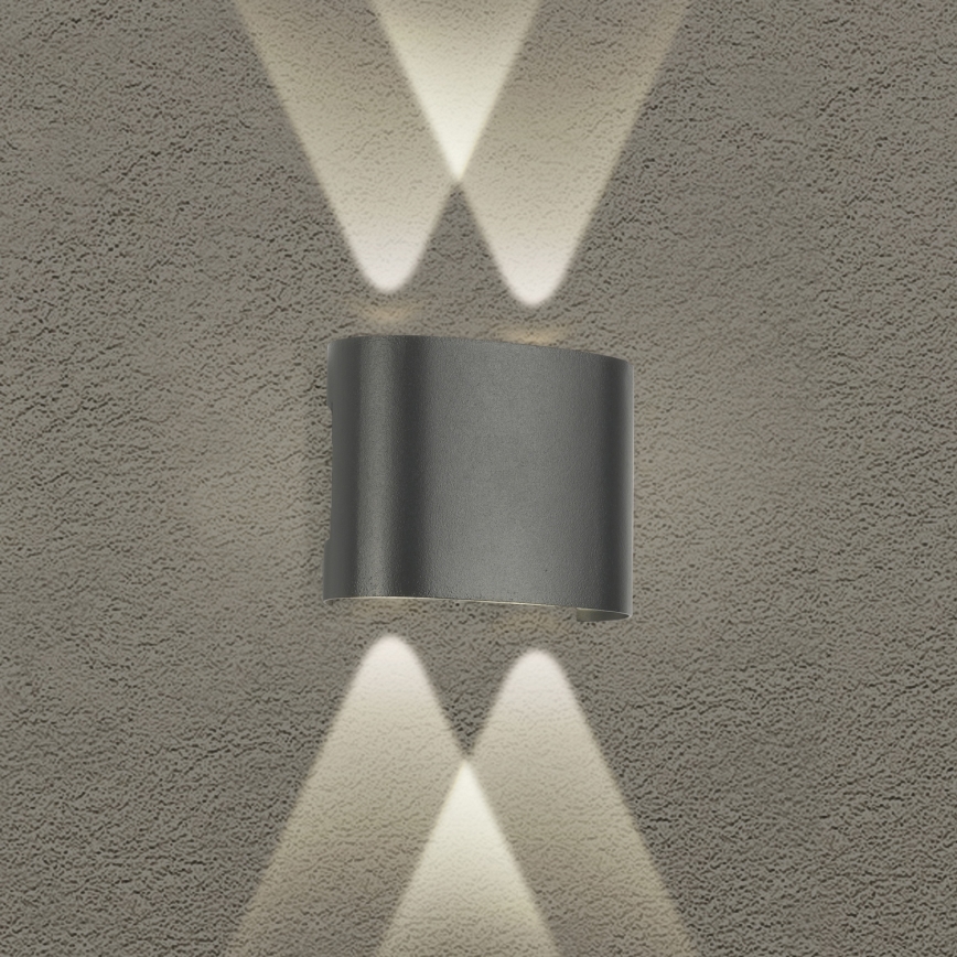 Brilagi - LED Външно стенна осветително тяло FLAREBOX LED/4W/230V антрацит IP65