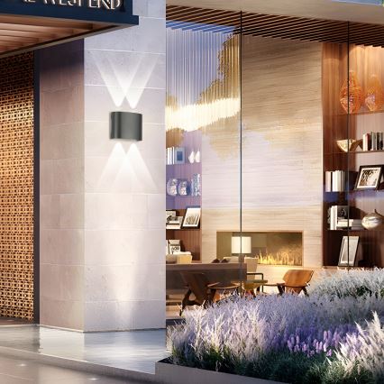 Brilagi - LED Външно стенна осветително тяло FLAREBOX LED/4W/230V антрацит IP65