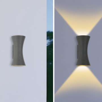 Брилаги - LED Външно стенна светлина BICON LED/10W/230V антрацит IP44