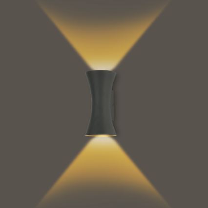 Брилаги - LED Външно стенна светлина BICON LED/10W/230V антрацит IP44
