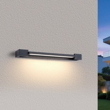 Brilagi - LED външно стенно осветително тяло AQUA LINE LED/12W/230V 45 cm IP44 антрацит CRI 90