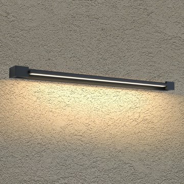 BRILAGI - LED външно стенно осветително тяло AQUA LINE LED/24W/230V 90 см IP44 черно CRI 90
