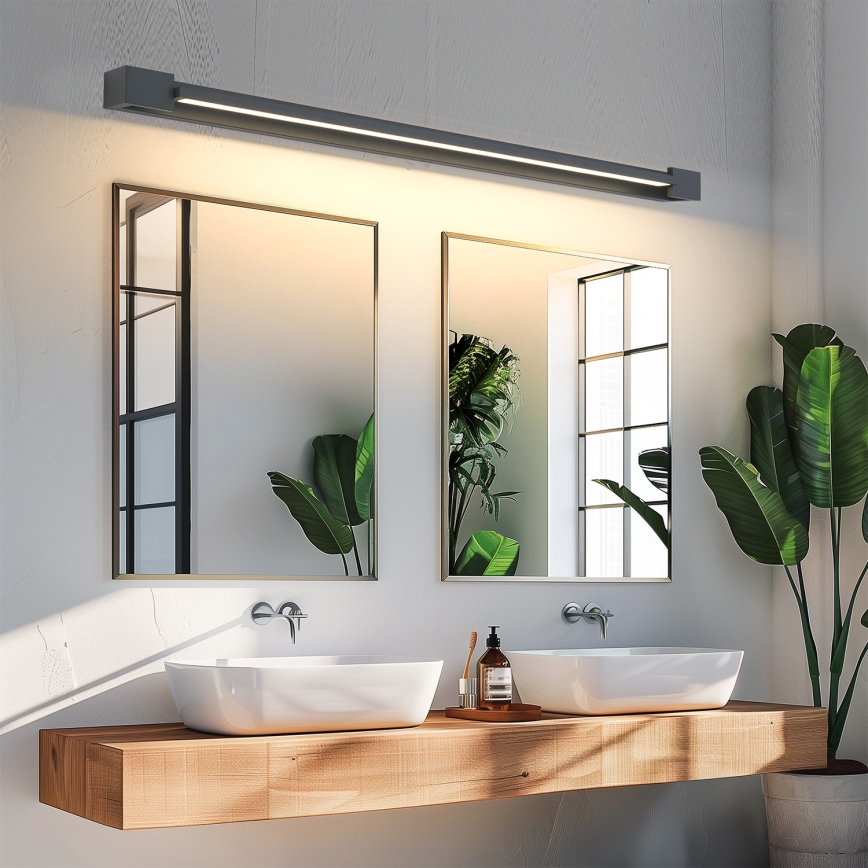 Brilagi - LED външно стенно осветително тяло AQUA LINE LED/36W/230V 120 cm IP44 антрацит CRI 90