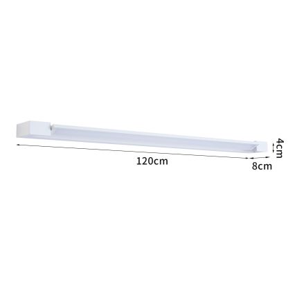 BRILAGI - LED външно стенно осветително тяло AQUA LINE LED/36W/230V 120 cm IP44 в бял цвят CRI 90