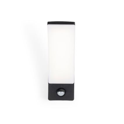 BRILAGI - LED външно стенно осветително тяло с датчик за движение и сумрак ARCELO LED/12W/230V IP65 черно
