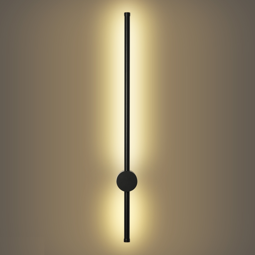 Brilagi - LED външно стенно осветително тяло AURA LED/12W/230V 3000K IP54 65 cm черно