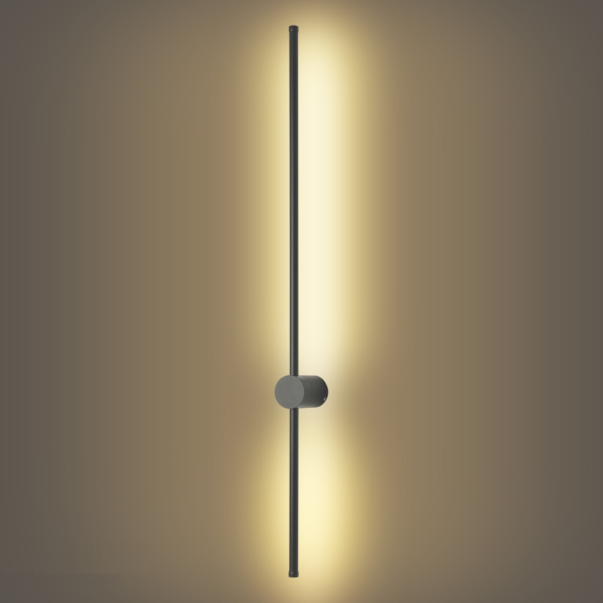 Brilagi - LED външно стенно осветително тяло AURA LED/20W/230V 3000K IP54 97 cm антрацит