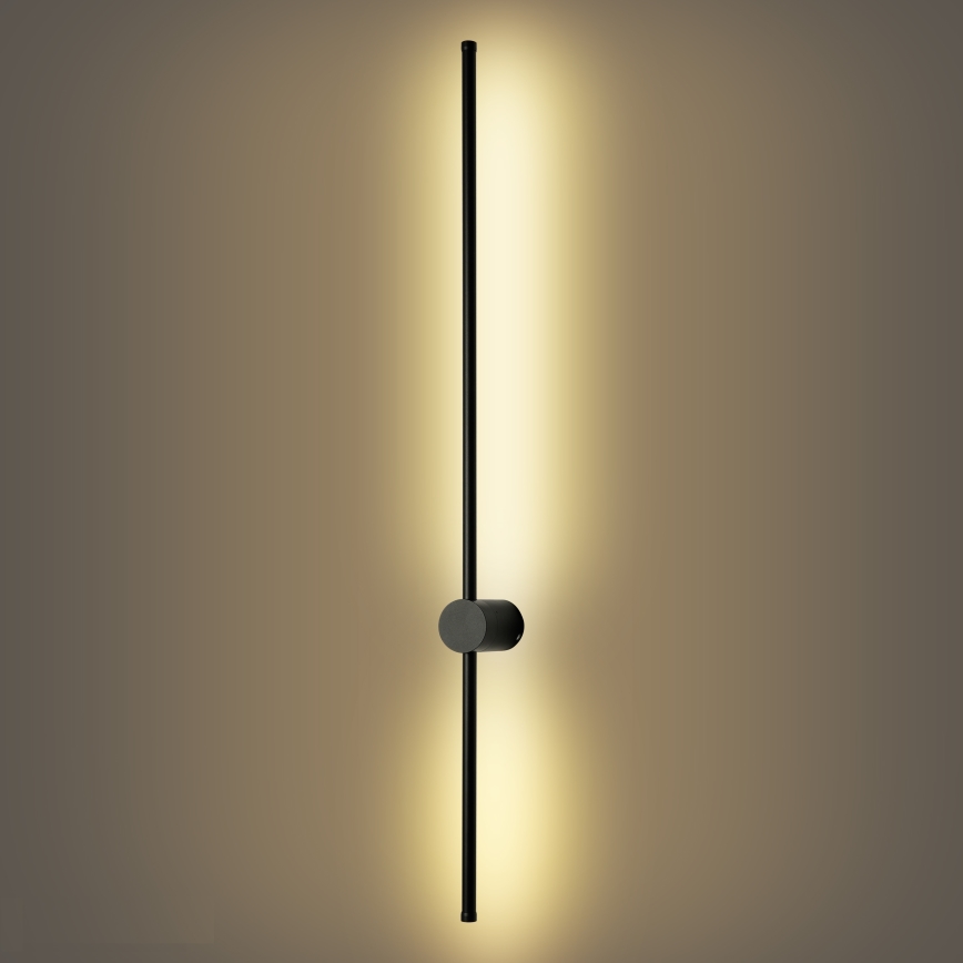 Brilagi - LED външно стенно осветително тяло AURA LED/20W/230V 3000K IP54 97 cm черно CRI 90