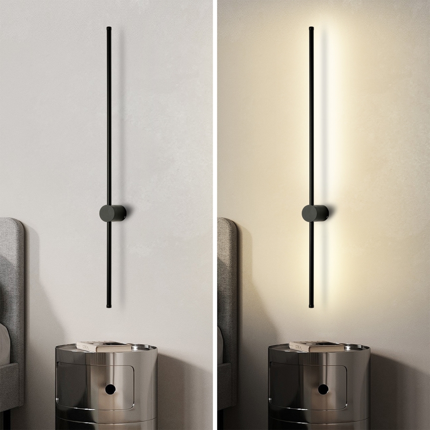 Brilagi - LED външно стенно осветително тяло AURA LED/20W/230V 3000K IP54 97 cm черно