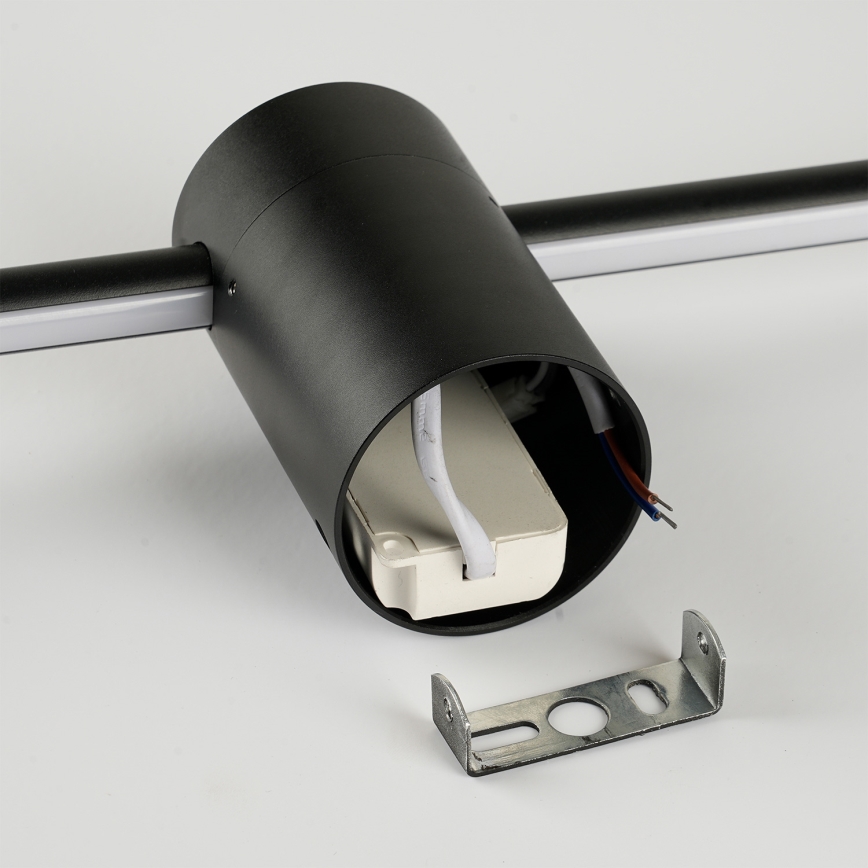 Brilagi - LED външно стенно осветително тяло AURA LED/20W/230V 3000K IP54 97 cm черно