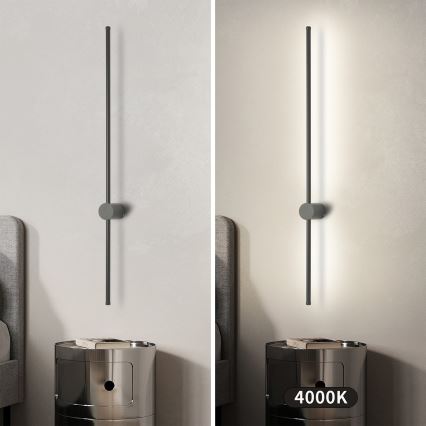 Brilagi - LED външно стенно осветително тяло AURA LED/20W/230V 4000K IP54 97 cm антрацит