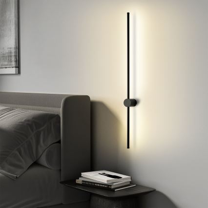 Brilagi - LED Външен стенен осветител AURA LED/20W/230V 4000K IP54 97 cm черен CRI 90