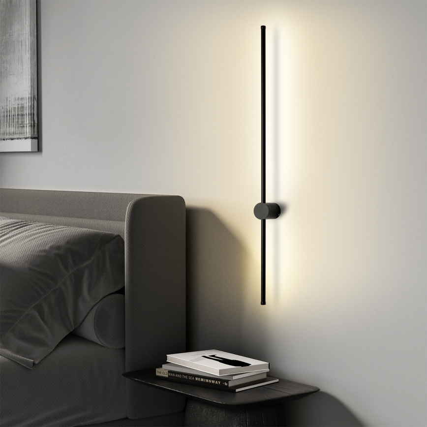 Brilagi - LED Външен стенен осветител AURA LED/20W/230V 4000K IP54 97 cm черен CRI 90