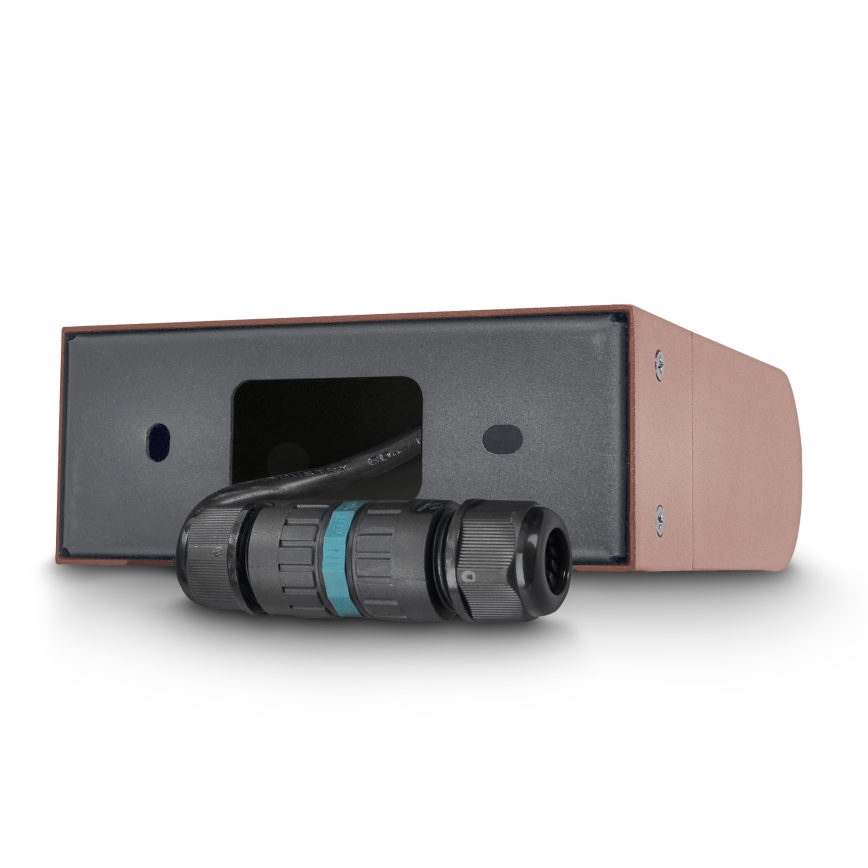 Brilagi - LED външно стенно осветително тяло CROTONE LED/7W/230V кафяво IP54