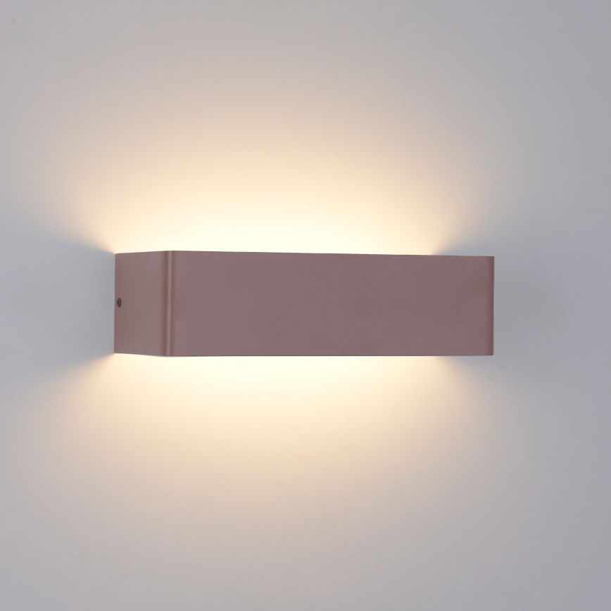 Brilagi - LED външно стенно осветително тяло DONNANI LED/12W/230V 30 cm кафяво IP44