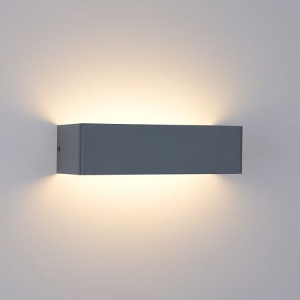 Brilagi - LED външно стенно осветително тяло DONNANI LED/12W/230V антрацит IP44
