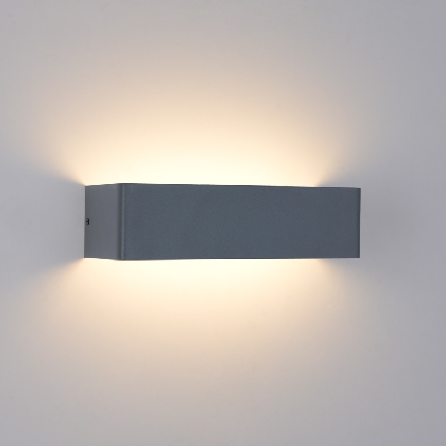 Brilagi - LED външно стенно осветително тяло DONNANI LED/12W/230V антрацит IP44