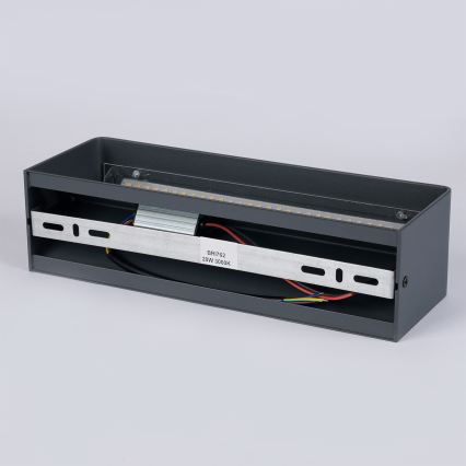 Brilagi - LED външно стенно осветително тяло DONNANI LED/12W/230V антрацит IP44