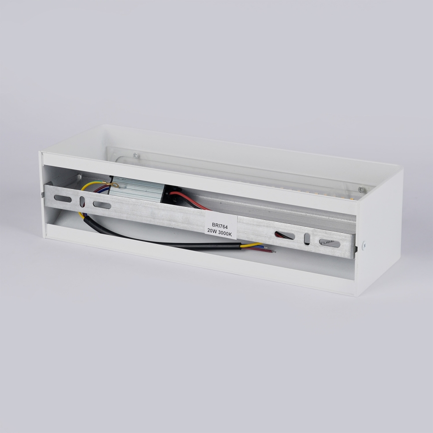 Brilagi - LED външно стенно осветително тяло DONNANI LED/12W/230V бяло IP44
