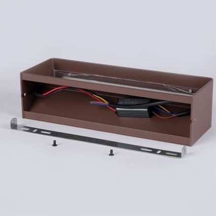 Brilagi - LED Външно стенно осветително тяло DONNANI LED/12W/230V кафяво IP44