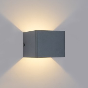 Brilagi - LED външно стенно осветително тяло DONNANI LED/5W/230V 10 cm антрацит IP44