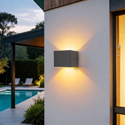 Brilagi - LED външно стенно осветително тяло DONNANI LED/5W/230V антрацит IP44