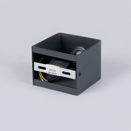 Brilagi - LED външно стенно осветително тяло DONNANI LED/5W/230V антрацит IP44